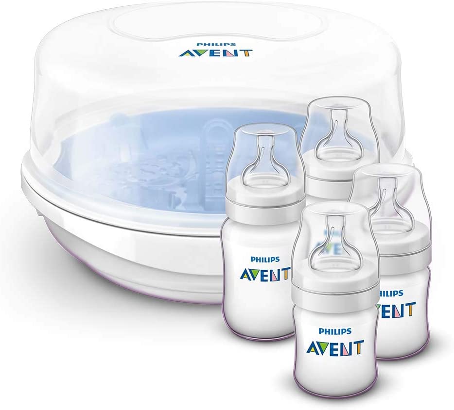 Buy Avent Philips Avent Microwave Steam Sterilizer With 4pc Bottles PHILIPS685 SCF282/02